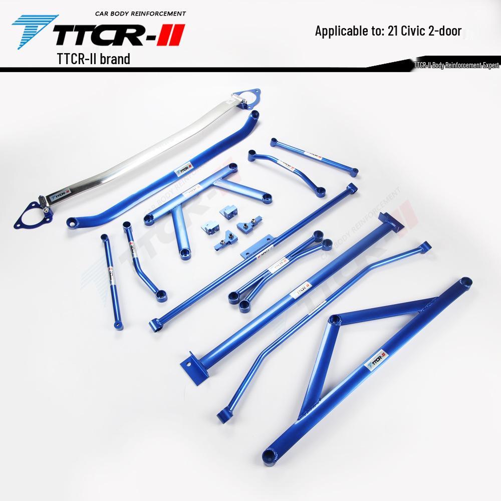 Compatible Sway Bar Chassis Strengthening Parts for 8th–11th Gen Civic, with Specific Compatibility for 10th Gen Models.