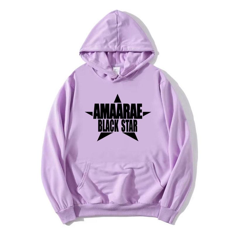 

Amaarae FESTIVAL CAMPAIGN 2025 Tour Hoodies BLACK STAR Album Printing Sweatshirts Casual Long Sleeve Female Pullovers Streetwear 3XL