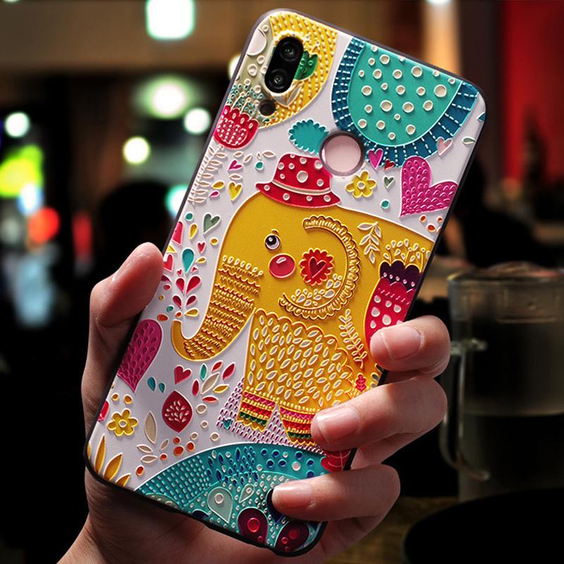 Für ZTE Blade 20 Smart Hülle 3D Relief Blume Prägung Handyhülle Für ZTE Blade V10 V9 Vita L8 Silikon Rückseite Blade20 Smart tpu