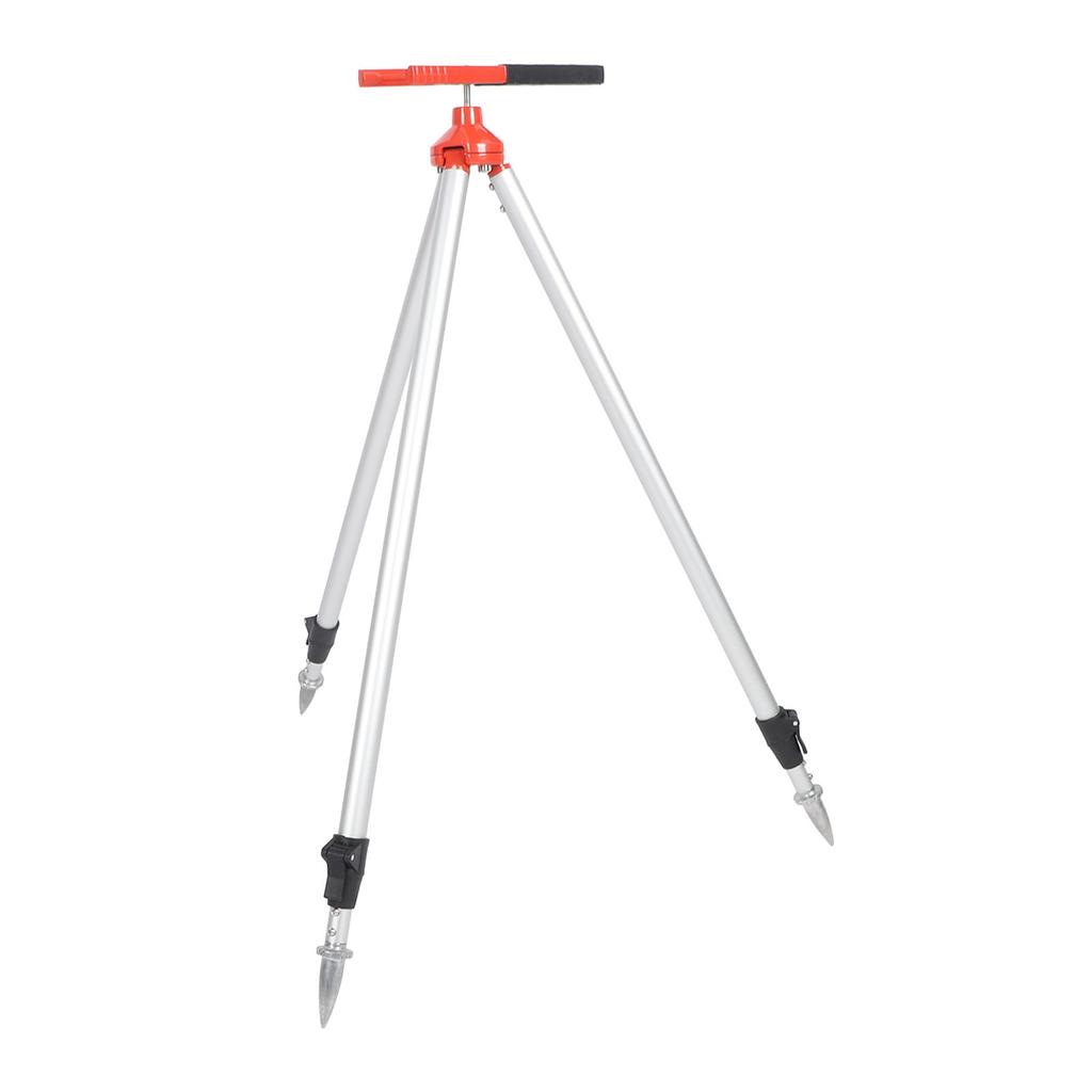 Surveying Prism Pole Tripod 75‑120cm Height Retractable Aluminum Alloy Centering Rod Clamp Total Sta
