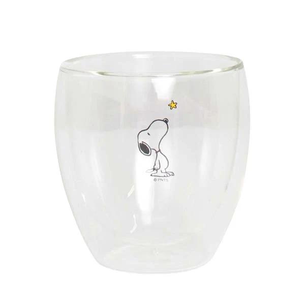 PEANUTS Snoopy LIFE&TIMES oryginalny zestaw szklanek z podwójnymi ściankami "BODUM"