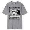 Radiohead T Shirt Men Vintage Classic Tees 100% Cotton Men's Clothing for Summer Hip Hop T Shirt Fashion Trend T-Shirt