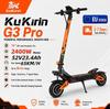 Kukirin G3 Pro Elektrická koloběžka Duální motor 2400W-52V-23.4AH Dojezd Zdarma Doprava z EU