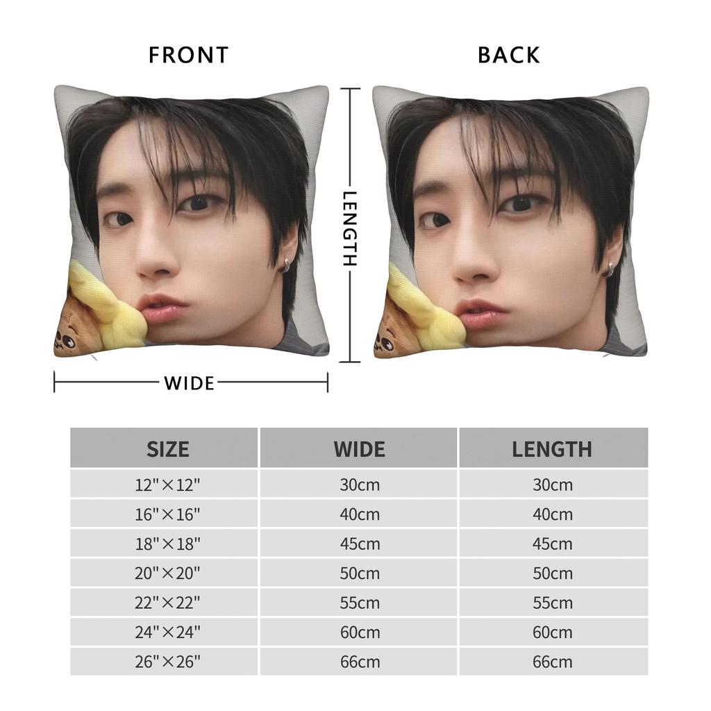 Kpop Style Boy Han Pillow Case Retro Trendy Pillow Cover Soft Pillowcases For Living Room Sofa