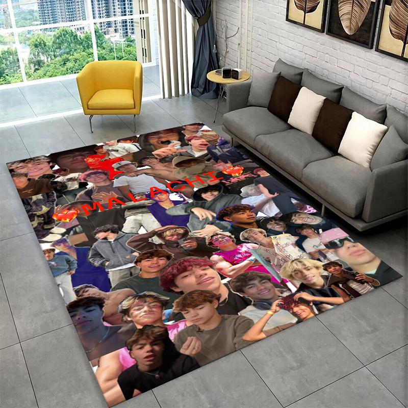 Fashion Malachi Barton Star Non-Slip Area Rug for Living Room,Bedroom,Playroom,Soft Carpet Floor Mat Home Decor Rug Kids Room