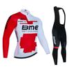 2026 Ademend Wielerpak met Lange Mouwen Set MTB Uniform, Fietskleding, Sneldrogende Fietskleding, Lange Wielerkleding, 19D Bib Set, Herfst