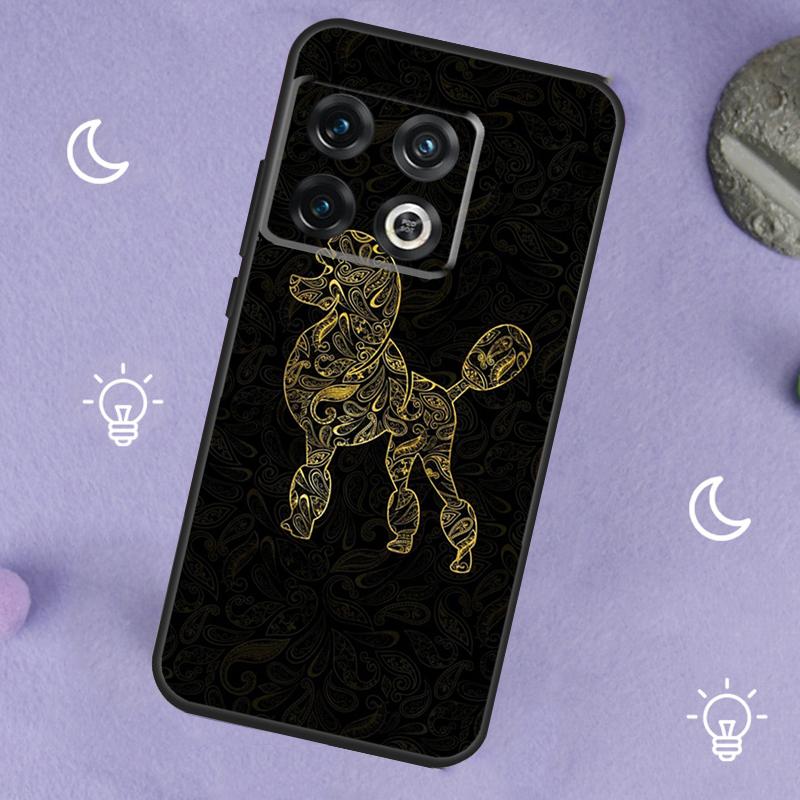 Poodle Dog Cartoon For OnePlus 13T 13R 12R 10R 10T 8T 11 12 13 15 Case For OnePlus Nord 5 CE 2 3 4 Lite N20 N30