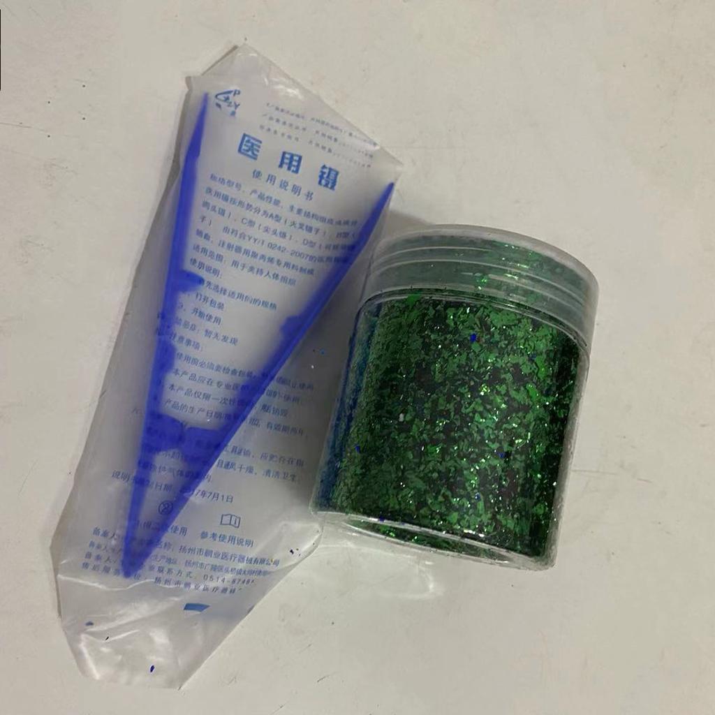 4g Colorful Carbon Fiber Chopped Strand Forging Color Plastic Pieces Plastic Pieces