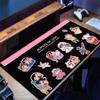 Mouse Pad Ccrayon Shinchan Desk Mat Anime Play Mat Gaming Mousepad Black Speed Computer and Office Gamer Cabinet Keyboard Pad
