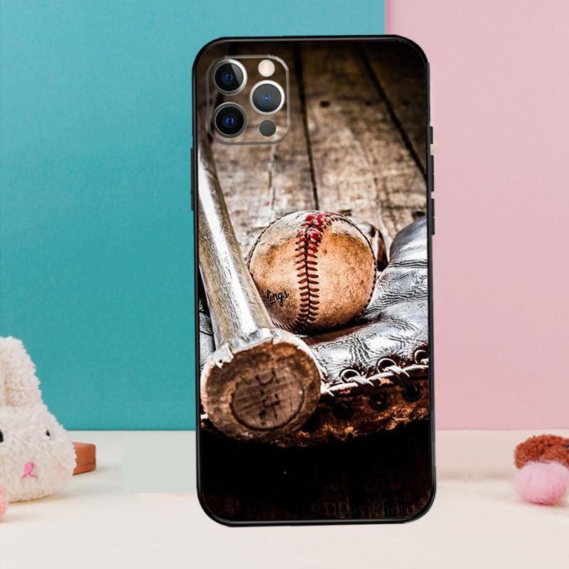 Baseball Phone Case For iPhone 17 Air 16 15 14 13 12 11 Pro Max 12 13 mini 15 16 Plus 16e Cover Coque