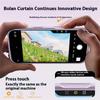 For iPhone 16 Pro Max Case Precise Cutouts Liquid Silicone+PC Phone Cover with Camera Touch Control Button
