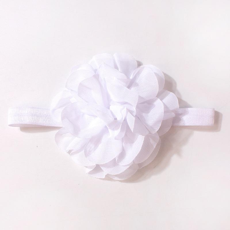 

New baby headband, cute solid color flower children s headscarf, thin baby hair accessories in summer