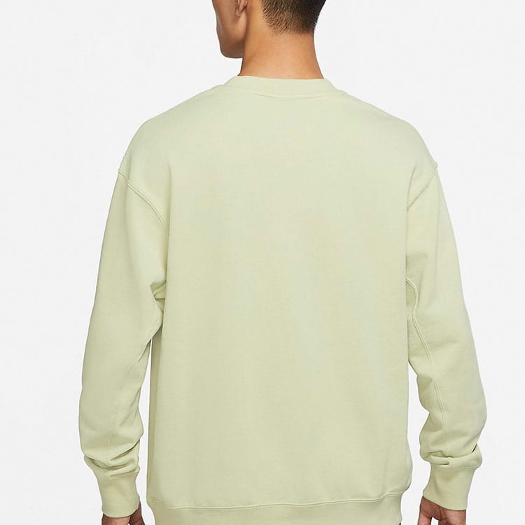 Nike Sweatshirts Men's Green Crew Neck Moderate Other DR7836-371