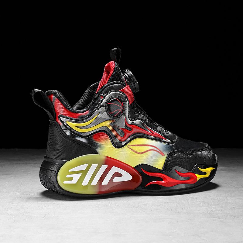 

Girls shoes 2025 spring and autumn new children s basketball shoes medium and older children s velvet cotton shoes boys running sports shoes 40