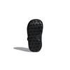 Adidas Neo FORTASWIM Synthetic Leather Comfortable Low top Toddler Shoes Black Red Infant And Toddler CQ0089