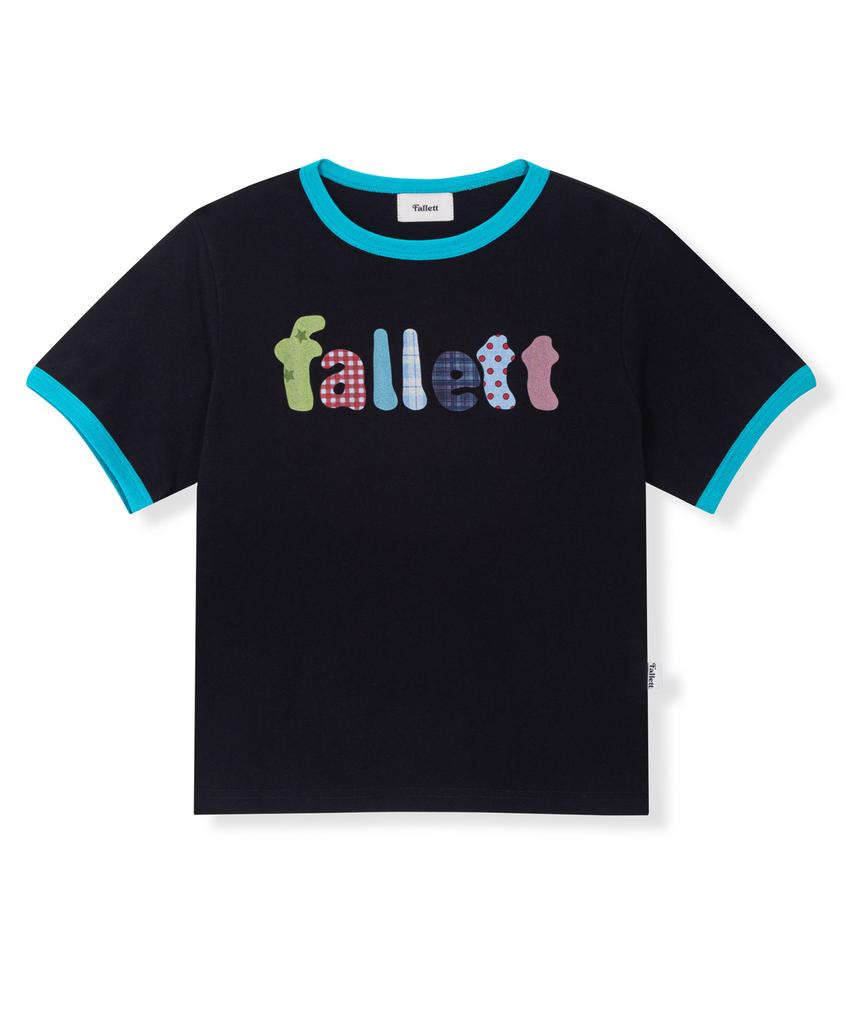 FALLETT Ringer T-Shirt Black