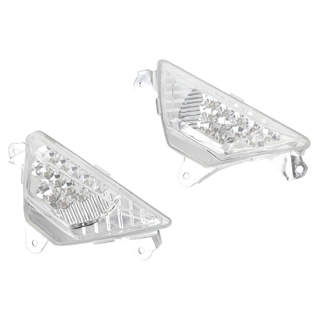 LED Front Turn Signal Light For KAWASAKI NINJA 250 300 400 650 1000 ZX6R Clear