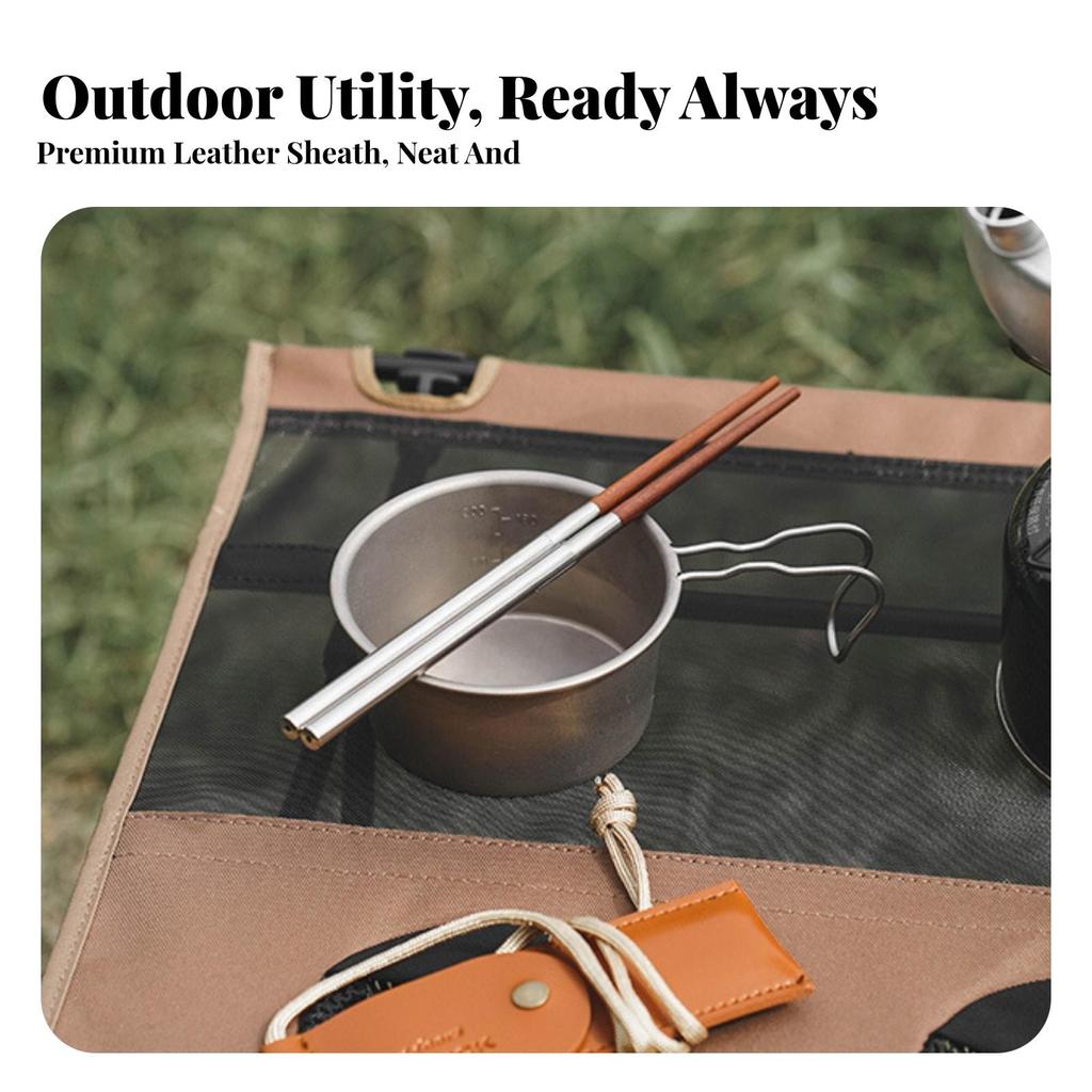 Foldable Chopsticks Portable Eating Sticks Collapsible for Camping