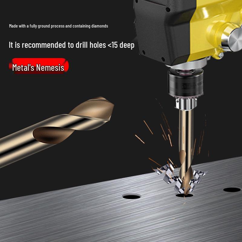 Huang Xiaochao M35 Cobalt Double-Flute Drill Bit for Stainless Steel