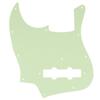 Musiclily Pro 11-Hole JB Jazz Bass Pickguard, Made In Japan, for 4-String Fender Japan Jazz Bass, 3-Piece Mint Green