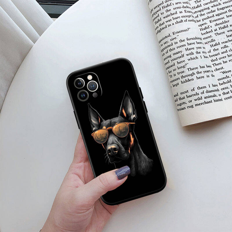 MH42 Dobermann Dog Phone Shell for Samsung S20 S21 S22 S23 S24 FE Ultra Plus Lite S21S A55 A07 A17 F06 F16 M06 M16 M56 A36 A37 A57