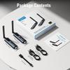 Lemorele 5G 200M Wireless HDMI Transmitter Receiver Meeting Screen sharing Audio Transmitter for Laptop TV Projector Monitor