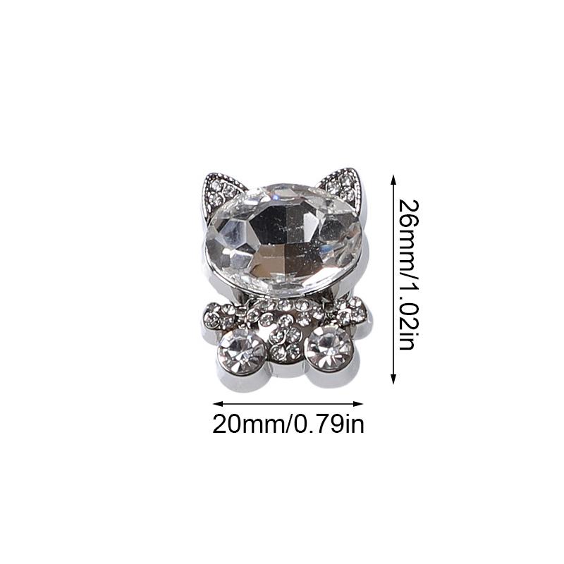 1PC Luxury Fashion Clothing Closures Alloy Swan Rhinestone Button Originality Swan Rhinestone Button Set Alloy Button