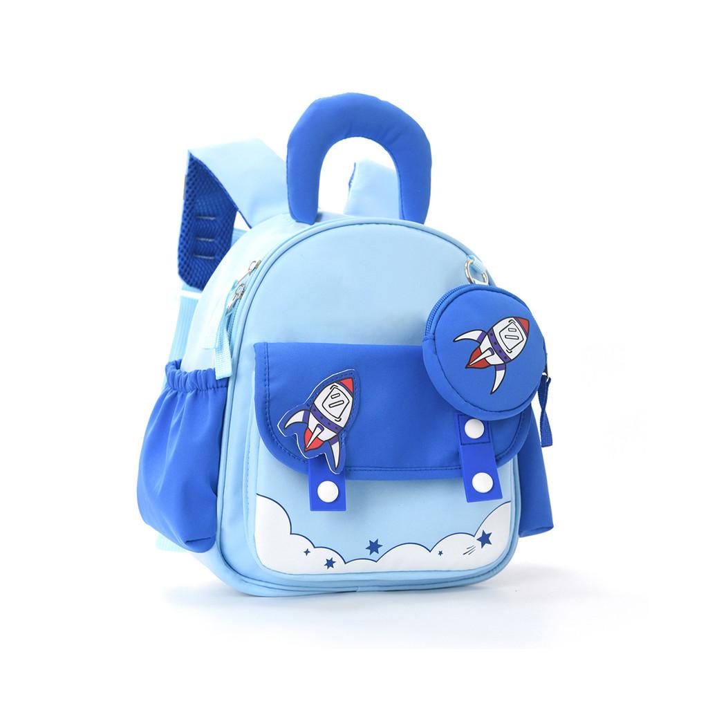 

Childrens Rocket Backpack With Breathable Polyester For School And Travel