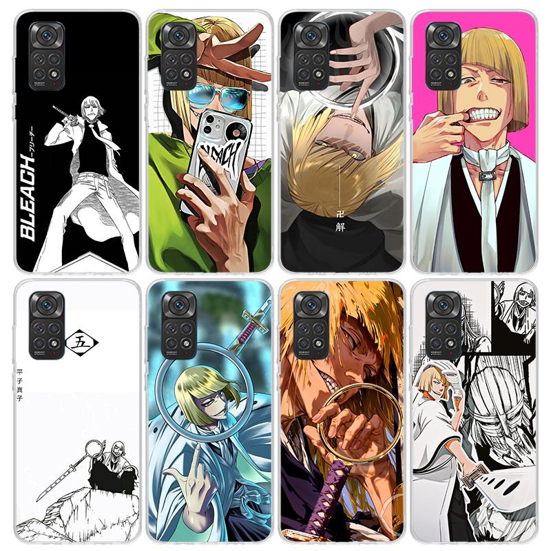 Bleach Shinji Hirako Phone Case for Xiaomi Redmi Note 15 14 14S 13 12 12S 11 Pro Plus 11E 11T 11S 10S 5G Soft Cover Fundas Redmi