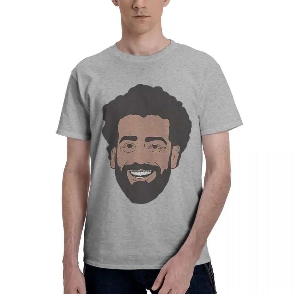 Mohamed Salah Mo Salah Football Soccer 100 Coton Décontracté Respirant Confortable Hauts Unisexe Vêtements de Designer Chemise Unisexe