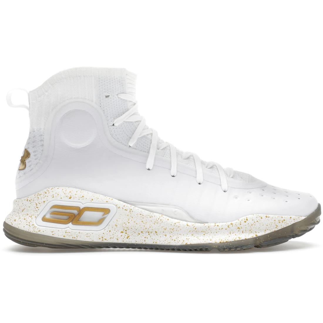 

Sneaker Under Armour Curry 4 Retro White Gold(1298306-111) 45