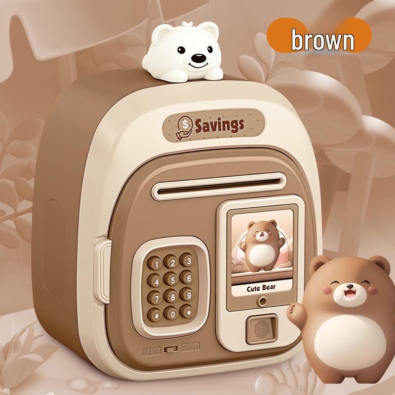 Большая емкость для отпечатков пальцев Копилка для детей - Автоматическая копилка и подарок на день рождения