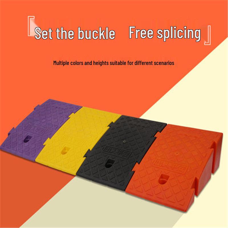 Plastic Car Ramp: Slope Triangle Speed Bump for Curb and Road Edge Climbing