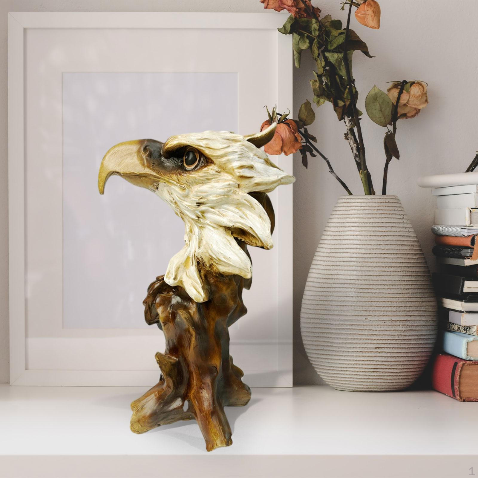 Статуэтка Орла Скульптура Животного Искусство Креативная Коллекция Фигурка для Гостиной Colorful