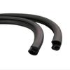 2PC Car Door Edge Guard Moulding Trim Rubber Edge Strip Seal Anti-Wind Protector
