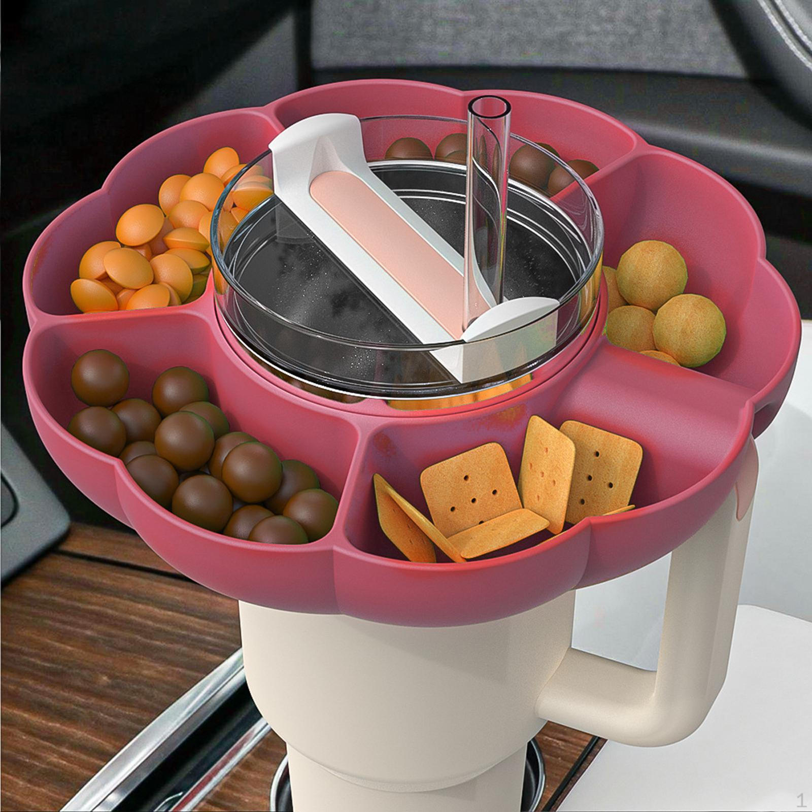 Snackskål och mugghållare set för mellanmål for 40oz