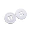 10pcs/lot Special 2-hole Buttons 20/25mm Black White Resin Durable Buttons Winter Coat Clothes Sewing Accessories
