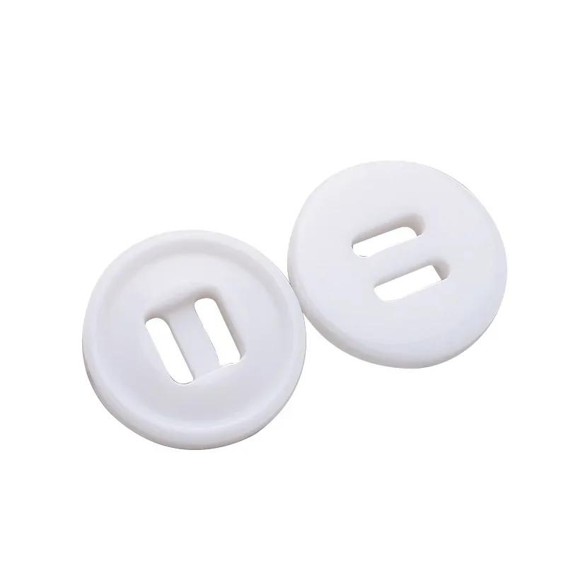10pcs/lot Special 2-hole Buttons 20/25mm Black White Resin Durable Buttons Winter Coat Clothes Sewing Accessories