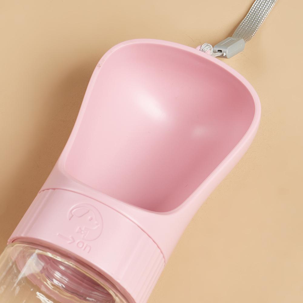 Dog Water Bottle For Small Medium Dogs Cat Portable Puppy Drinking Food Feeder Outdoor 2 In 1 Water Cup French Bulldog Supplies