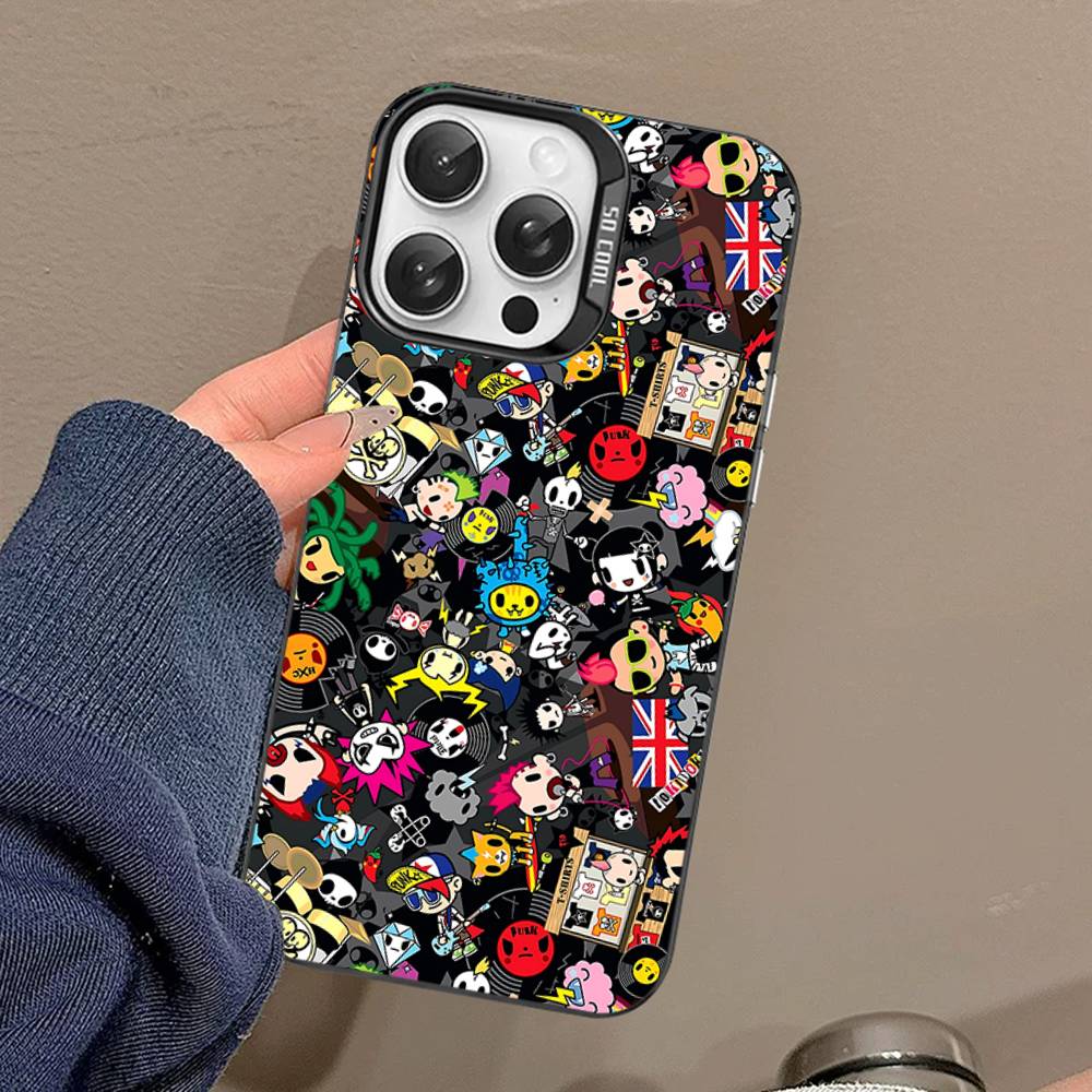 Japan Cute T-Tokidoki Phone Case For IPhone 16 15 14 13 12 11 Pro Max 17 Plus Colorful Cover