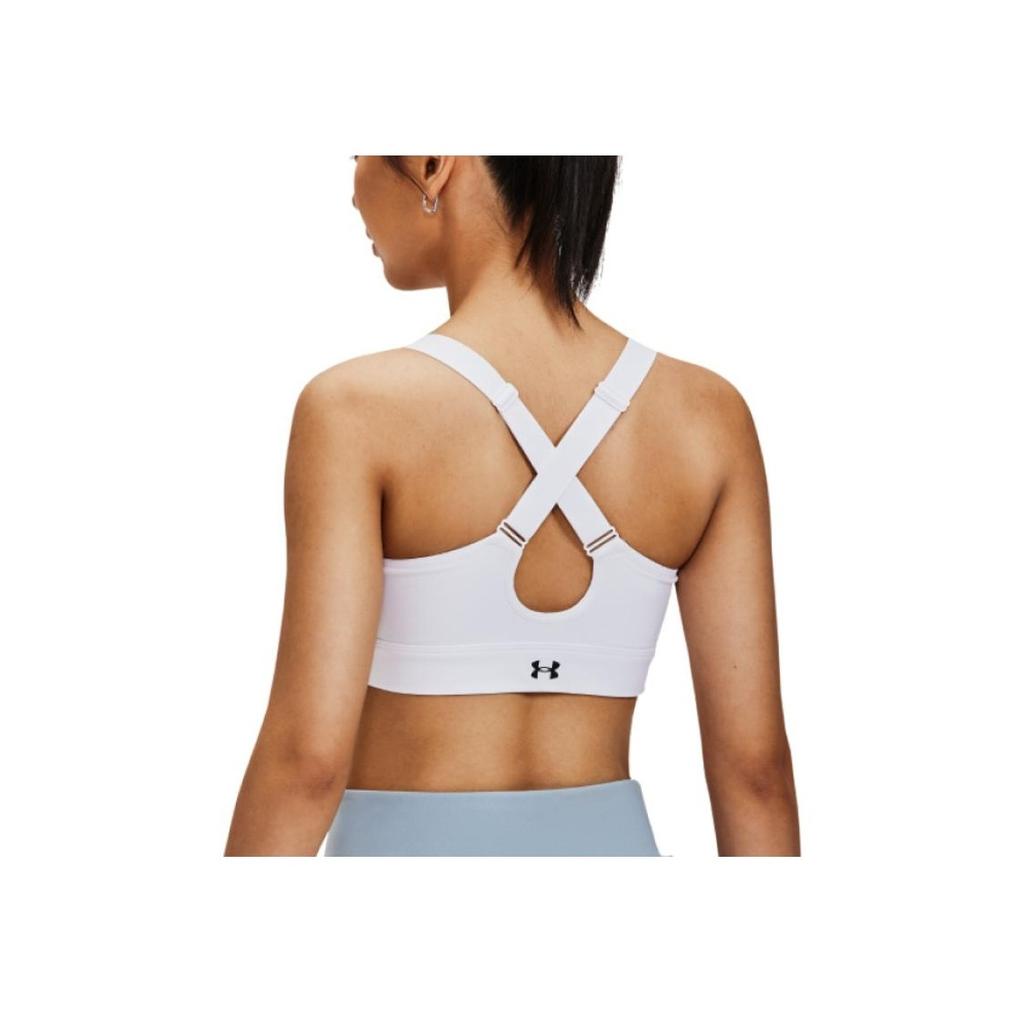 Under Armour Solid High-Intensity Sports Tank Top Women Tops White 1374122-100