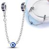 Beads Cross Faith Protection Evil Eye Safety Chain Charms Plata Fit 929 Charms Bracelet Beads Jewelry Gifts for Women