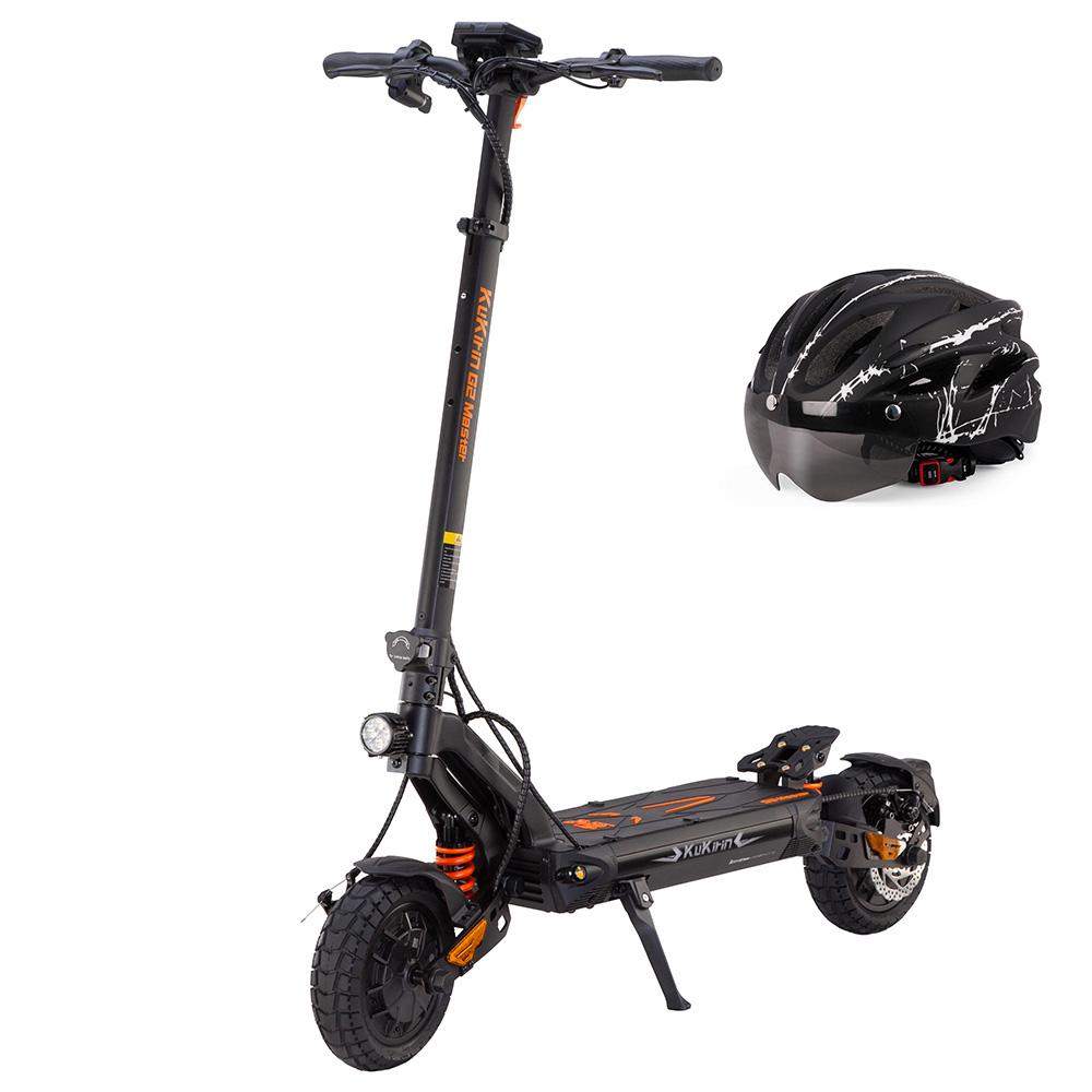 Electric Scooter Adult Kukirin G2 Master 1000Wx2 Dual Motor Electric Scooter Foldable Top Speed 60Km/h 52V 20.8AH Range 70Km Load 120Kg Black