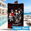 Custom Name Horror Characters Beach Towel, Soft Quick-Dry Beach Towel, Ideal for Pool, Camping, Perfect Travel Essential Gift
