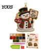 Creative Gifts for Craft Lovers Christmas Hanging Faux Pearl Art Kit Adult, DIY Bead Decorative Beads Crafts Painting Ornament, Handmade Holiday