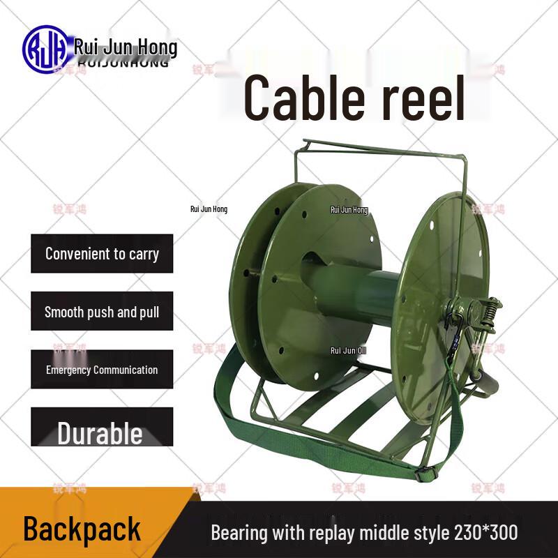 Portable Hand-Crank Cable Winder Reel