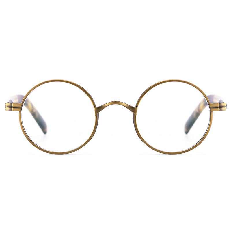 Vintage Titanium Alloy Glasses Frame Men Small Round Reading Glasses Optical Prescription Eyeglasses Women Luxury Brand Eyewear
