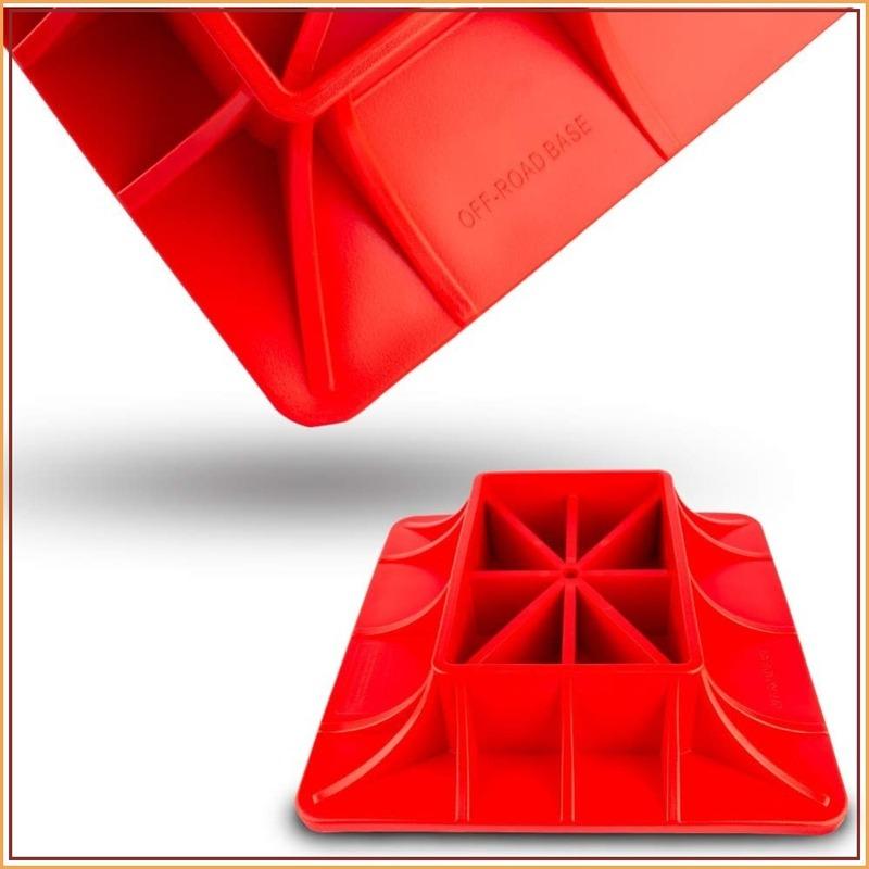 Off-Road Base High Lift Jack Plate Compatible with Hi Lift Jack, PP Pad to Alleviate Jack Hoisting Sinkage
