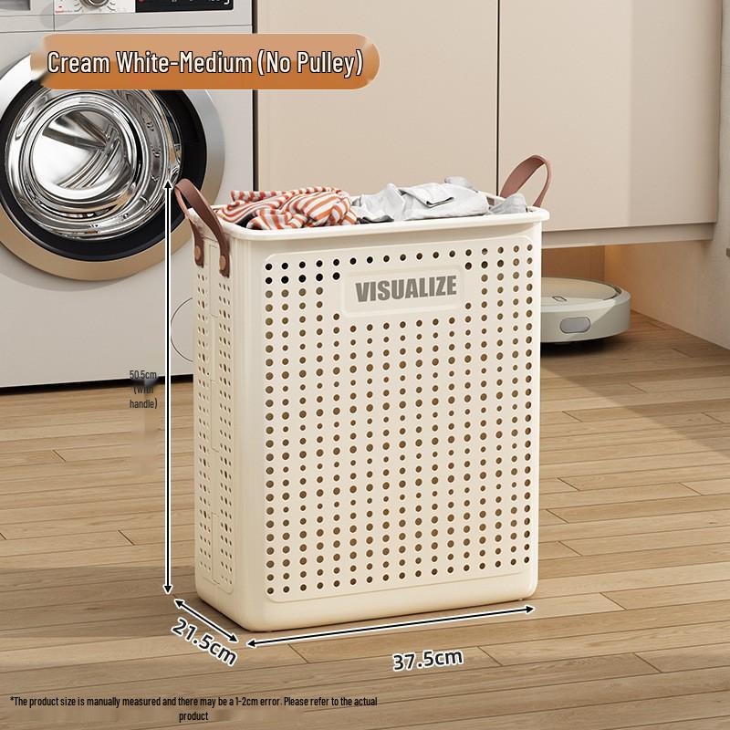 Large-Capacity Folding Laundry Hamper with Wheels: Multi-Functional Handheld Storage for Clothes and More