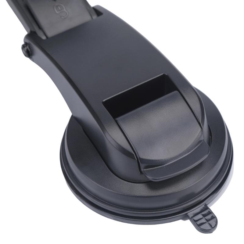 Car Tablet Stand with Suction Cup Base, Viewing Arm and Clamp Frame for Daily Commute Navigation, Travel Viewing and Passenger Use